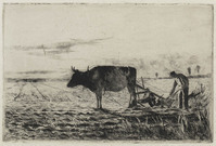 KG 09419
          <br/>
          Ploegende boer
          <br/>
          <em>Weele, Herman Johannes van der (1852-1930)</em>